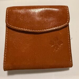 Patricia Nash Tan Brown Leather Bi Fold Wallet